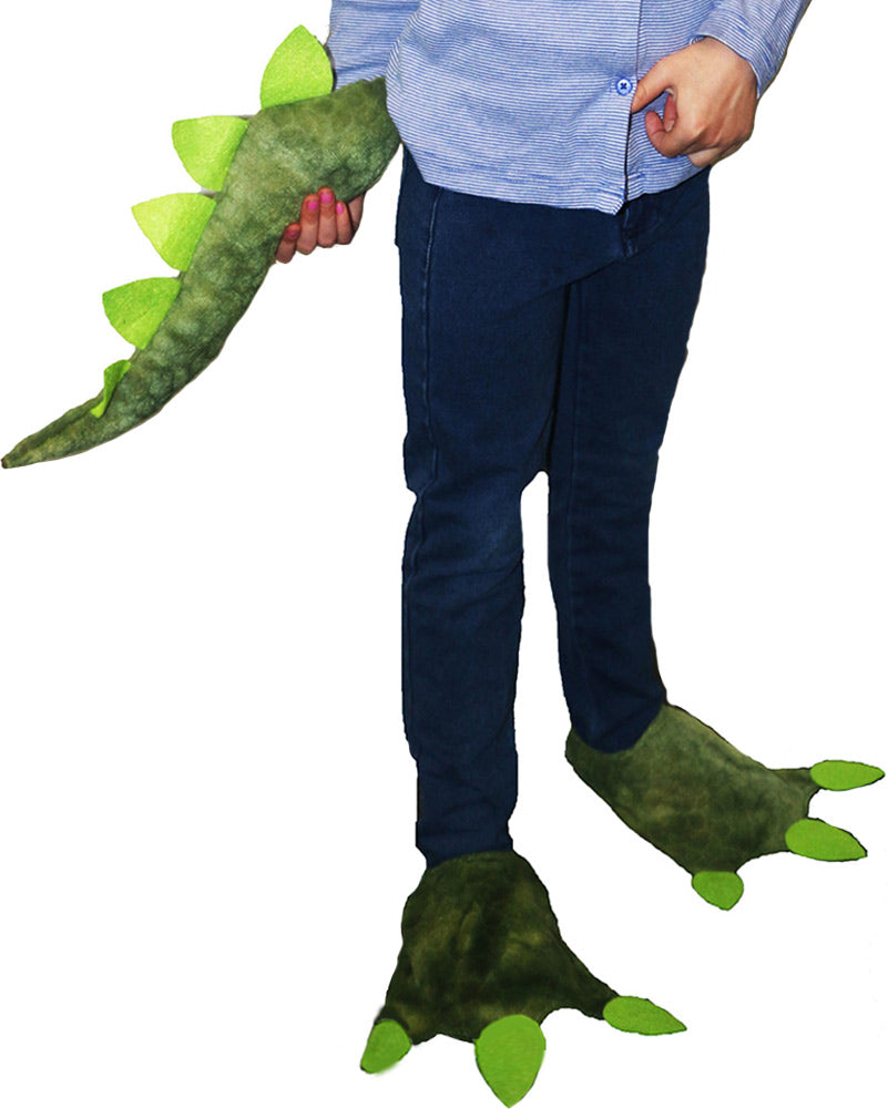 Kids Dinosaur Feet and Tail Set