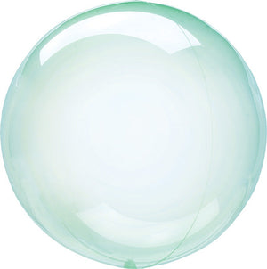 Crystal Clearz Petite Green Round Balloon
