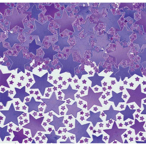 Star Confetti 70g -Purple