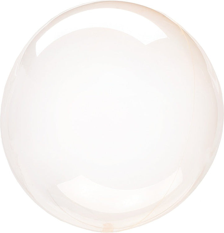 Crystal Clearz Petite Orange Round Balloon S15