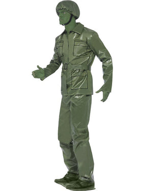 Green Toy Soldier Mens Costume