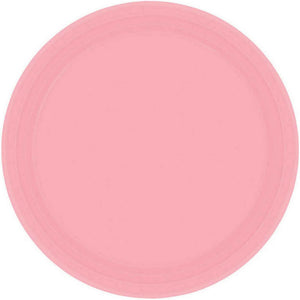 Paper Plates 23cm Round 20CT FSC - New Pink - No Plastic Coating