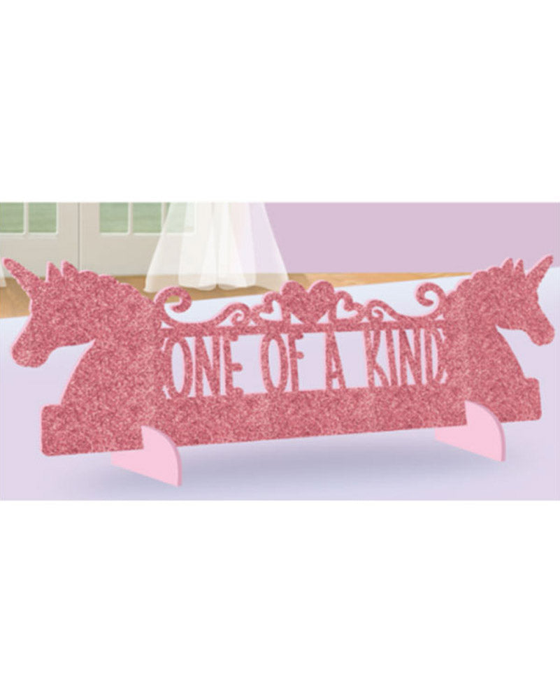 Magical Unicorn Glitter Centrepiece