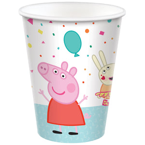 Peppa Pig Confetti Party 9oz / 266ml Paper Cups Pack of 8