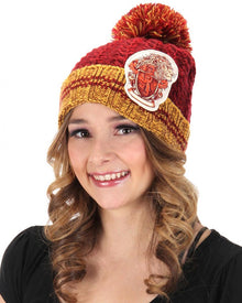Harry Potter Gryffindor Heathered Pom Beanie