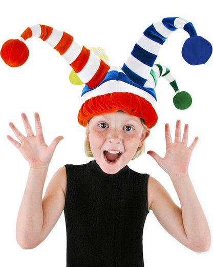 Wacky Jester Plush Hat
