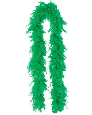 Green Feather Boa