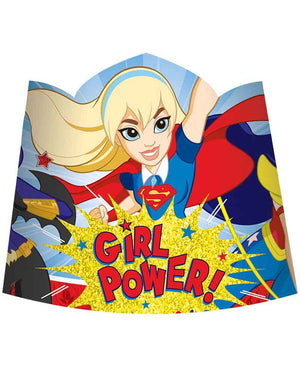 DC Super Hero Girls Paper Tiaras Pack of 8