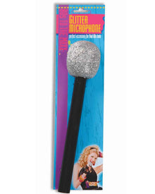 Silver Glitter Microphone