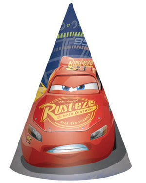 Disney Cars 3 Party Hats Pack of 8