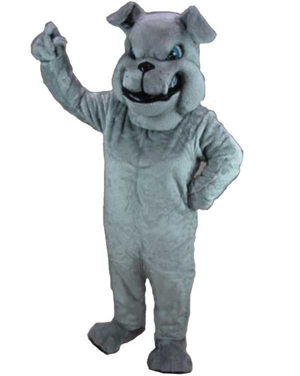 Grey Bulldog Professional Mascot Costume