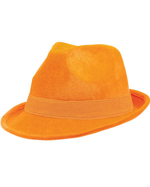 Orange Fedora Hat