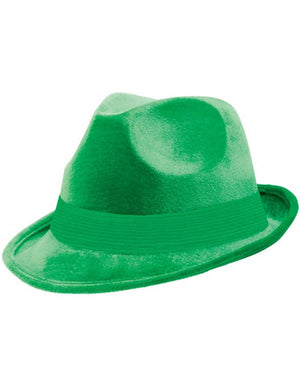 Image of green fedora hat.