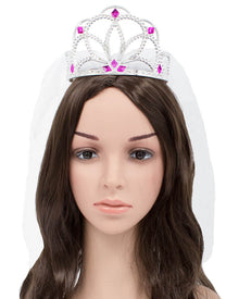 Elegant Bride Tiara with Veil