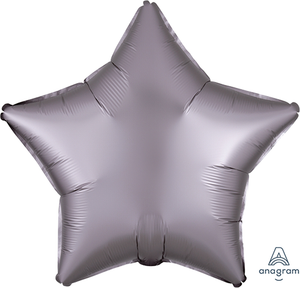 45cm Standard XL Satin Luxe Greige Star Balloon