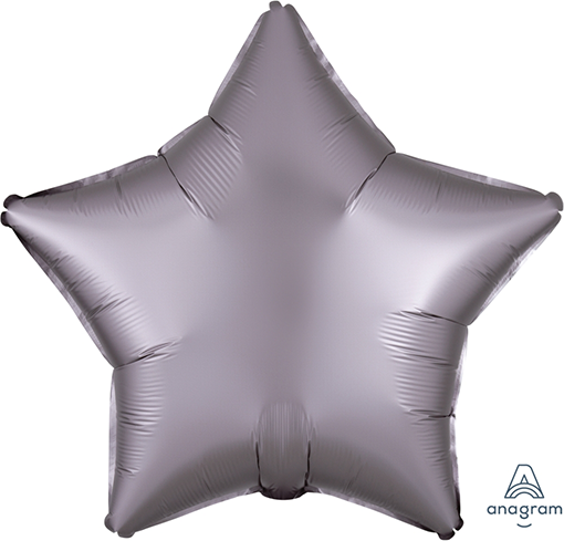 45cm Standard XL Satin Luxe Greige Star Balloon