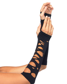 Distressed Arm Warmers For Halloween