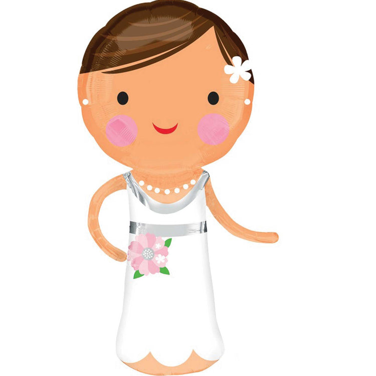 SuperShape XL Lovely Bride Balloon