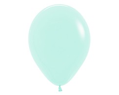 Sempertex 30cm Pastel Matte Green Latex Balloons 630 25PK Pack of 25