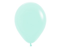 Sempertex 12cm Pastel Matte Green Latex Balloons 630 Pack of 50