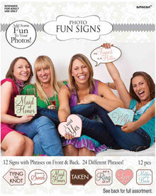 Bridal Shower Photo Props Pack of 12