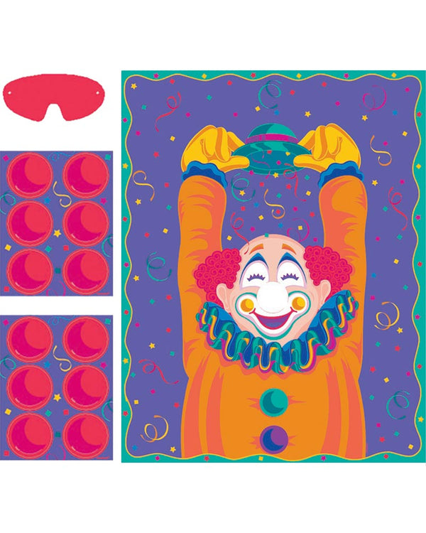 Pin the Nose on the Clown Party Game