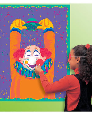 Pin the Nose on the Clown Party Game