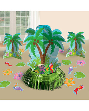 Summer Luau Palm Tree Table Decorating Kit