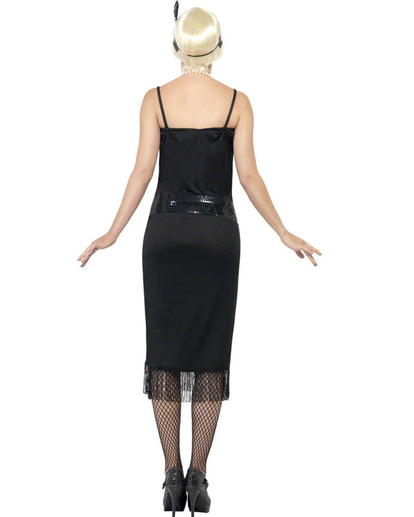 20s Black Flapper Womens Costume