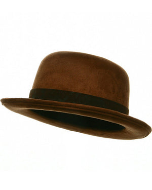 20s Brown Bowler Adult Hat
