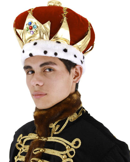 Red Plush King Hat