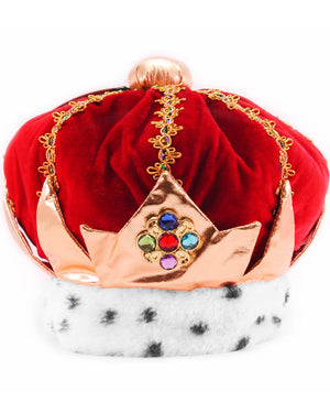 Red Plush King Hat