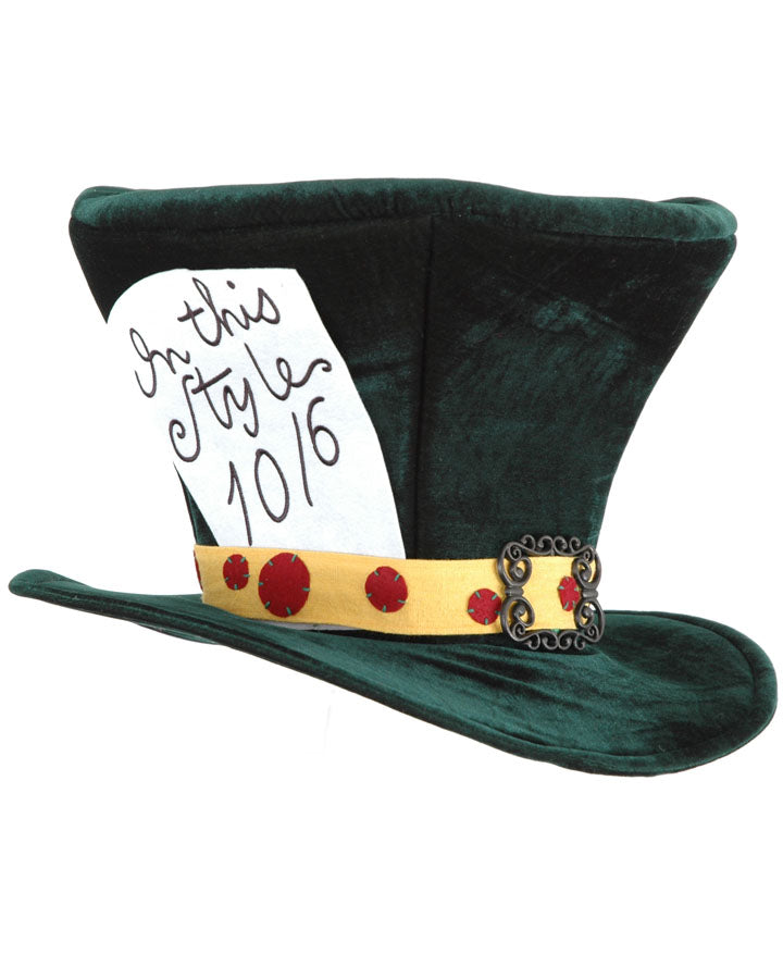 Alice in Wonderland The Mad Hatter Kids Deluxe Hat