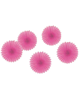 Pink Mini Fan Decorations