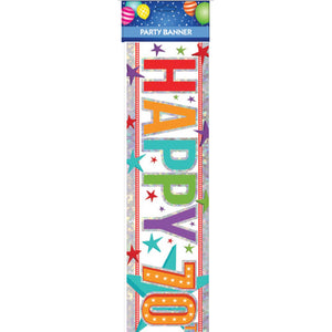 BNR Multi Happy 70th Birthday Banner