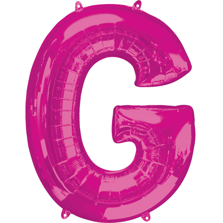 SuperShape Letter G Pink Balloon