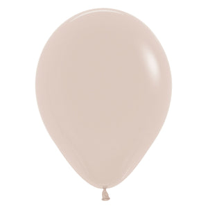 Sempertex 30cm Fashion White Sand Latex Balloons 071, 25PK Pack of 25