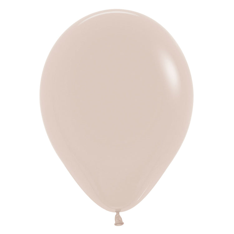 Sempertex 30cm Fashion White Sand Latex Balloons 071 25PK Pack of 25