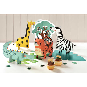 Get Wild Jungle Table Decorating Centrepiece Kit Pack of 5