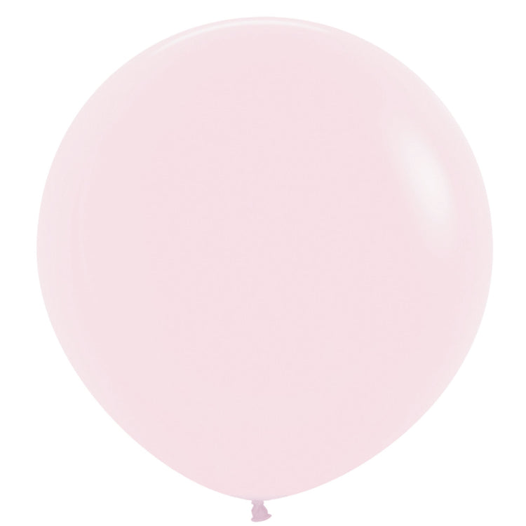 Sempertex 90cm Pastel Matte Pink Latex Balloons 609, 2PK Pack of 2