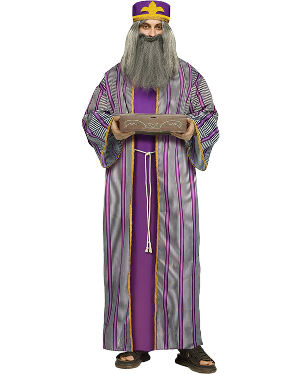 3 Wise Men Purple Adult Christmas Costume