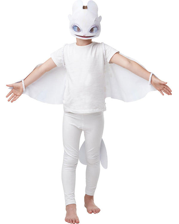 How to Train Your Dragon 3 Glow in the Dark Lightfury Wings Tail and Mask Set