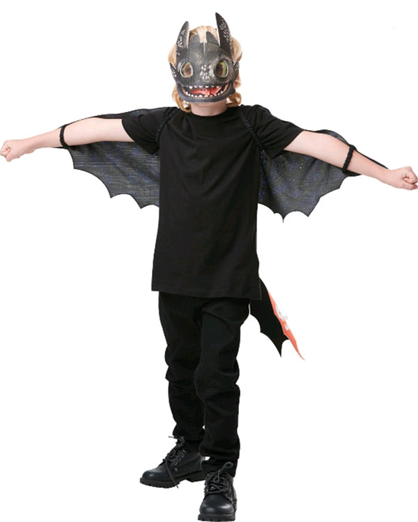 How to Train Your Dragon 3 Glow in the Dark Toothless Costume Kit
