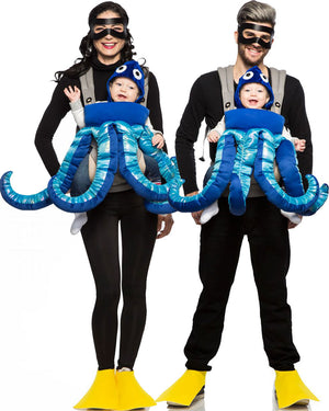 Baby and Me Expert Diver and Squirmy Octopus Baby and Adult Costume