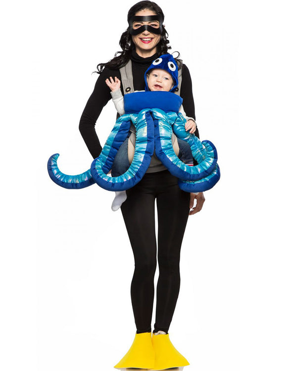 Baby and Me Expert Diver and Squirmy Octopus Baby and Adult Costume