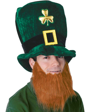Leprechaun Hat with Attached Beard