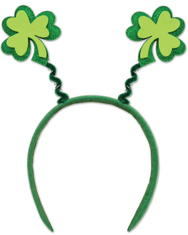 Glitter Shamrock Headbopper