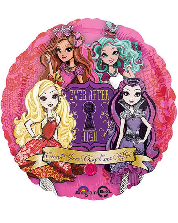 Ever After High Round Foil Balloon