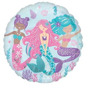 45cm Standard HX Shimmering Mermaid Balloon