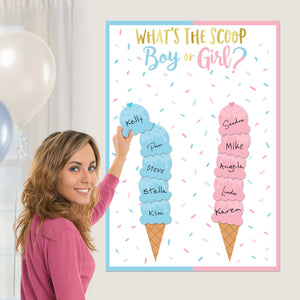 Gender Reveal Pick A Gender Tally Chart Whats The Scoop Game Pack of 25